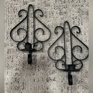 Vintage Metal Wall Candle Sconces